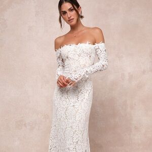 I bought a couple of wedding dresses but decided to go with a different style.